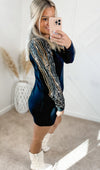 Ryah Sequin Sweater Dress