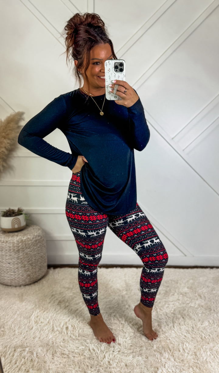 Reindeer Buttery Soft Leggings *Door Buster*