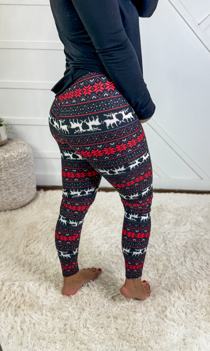 Reindeer Buttery Soft Leggings *Door Buster*