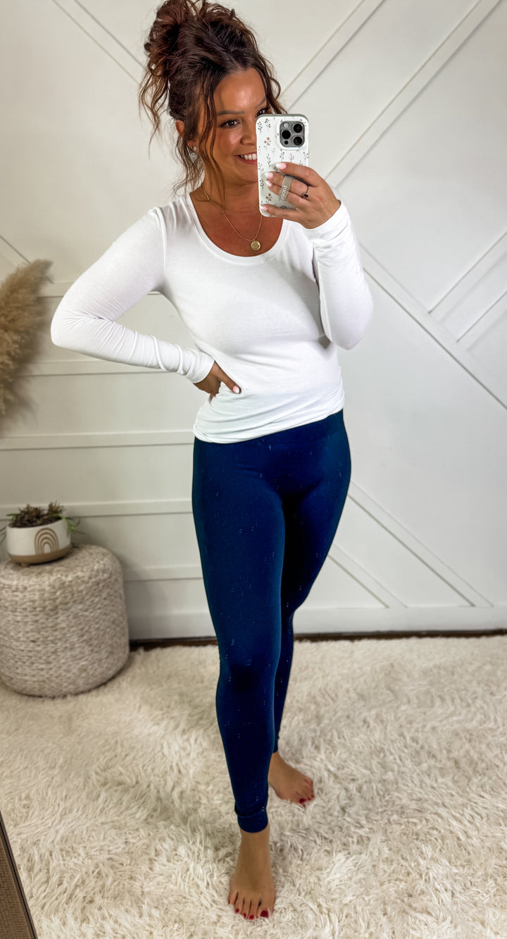 Mandy Long Sleeve Scoop Neck Top *Door Buster*