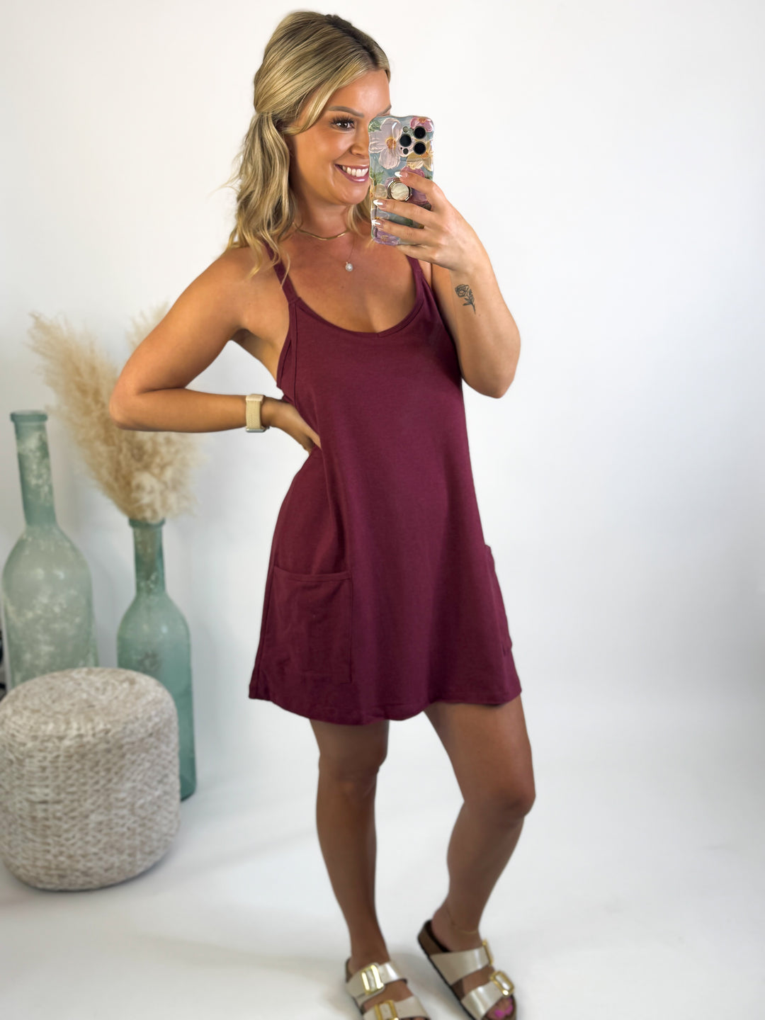 Main Character Romper Dress