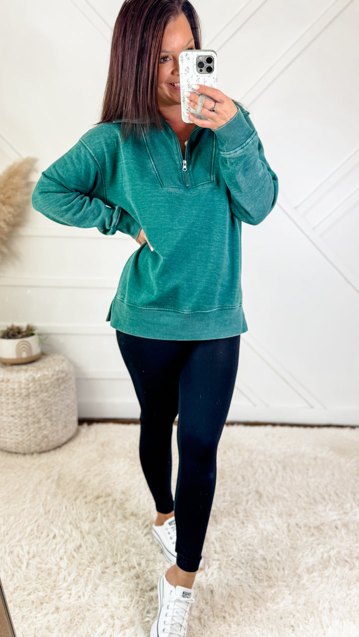 Isabella Half Zip Pullover