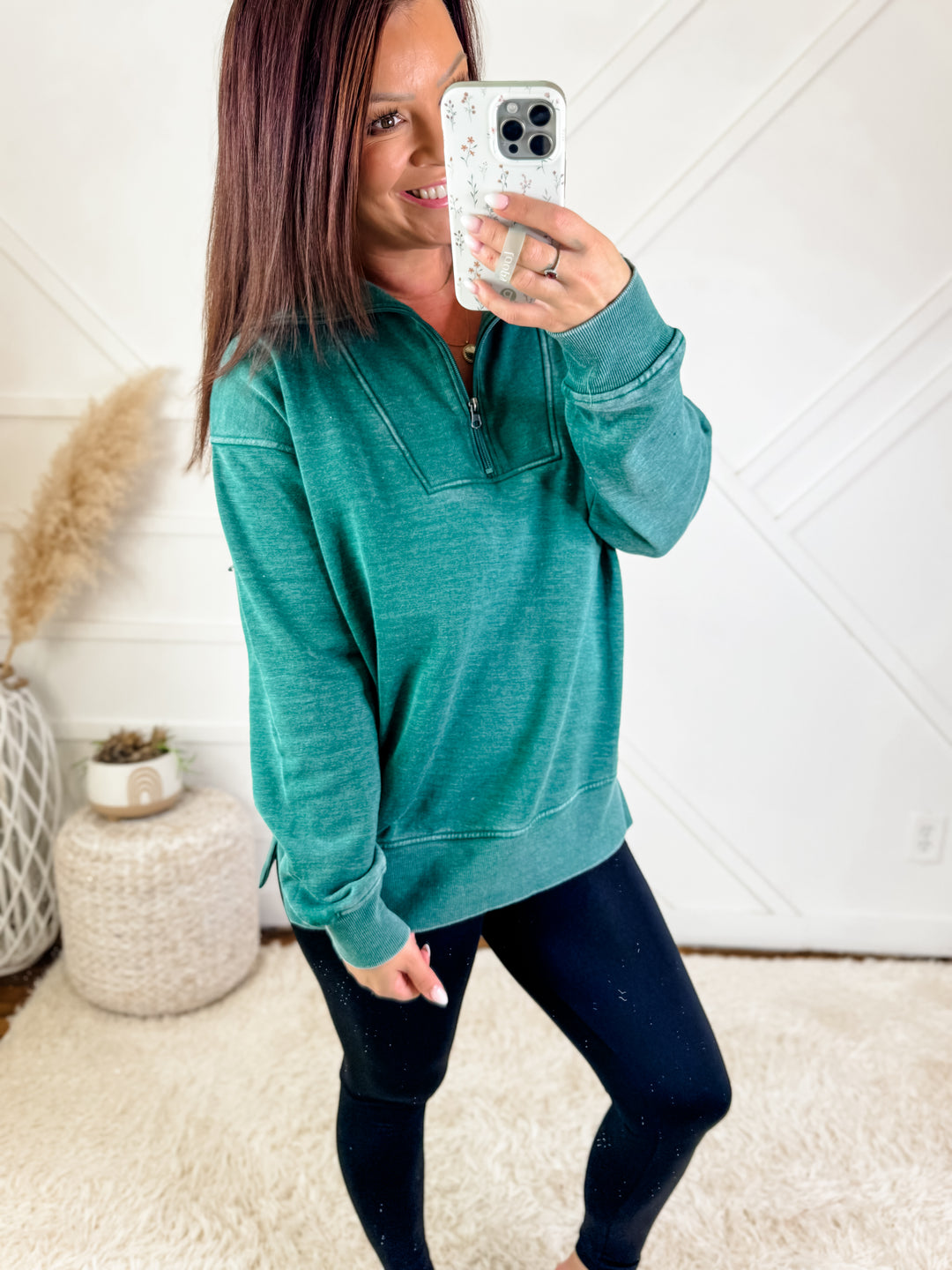 Isabella Half Zip Pullover