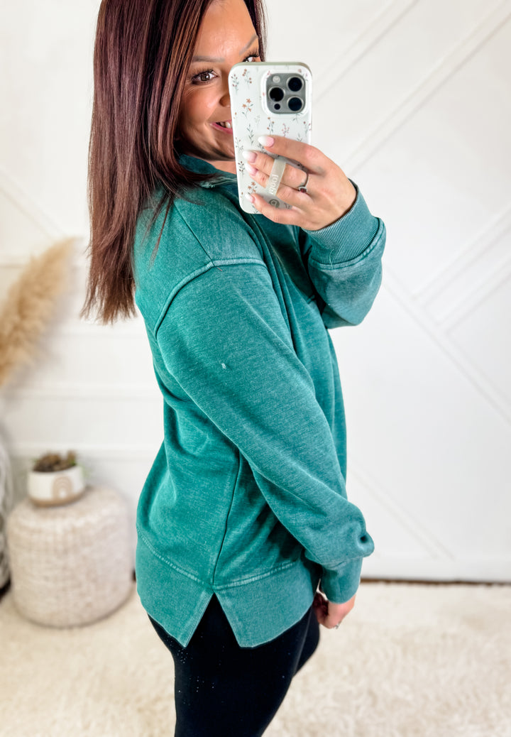 Isabella Half Zip Pullover