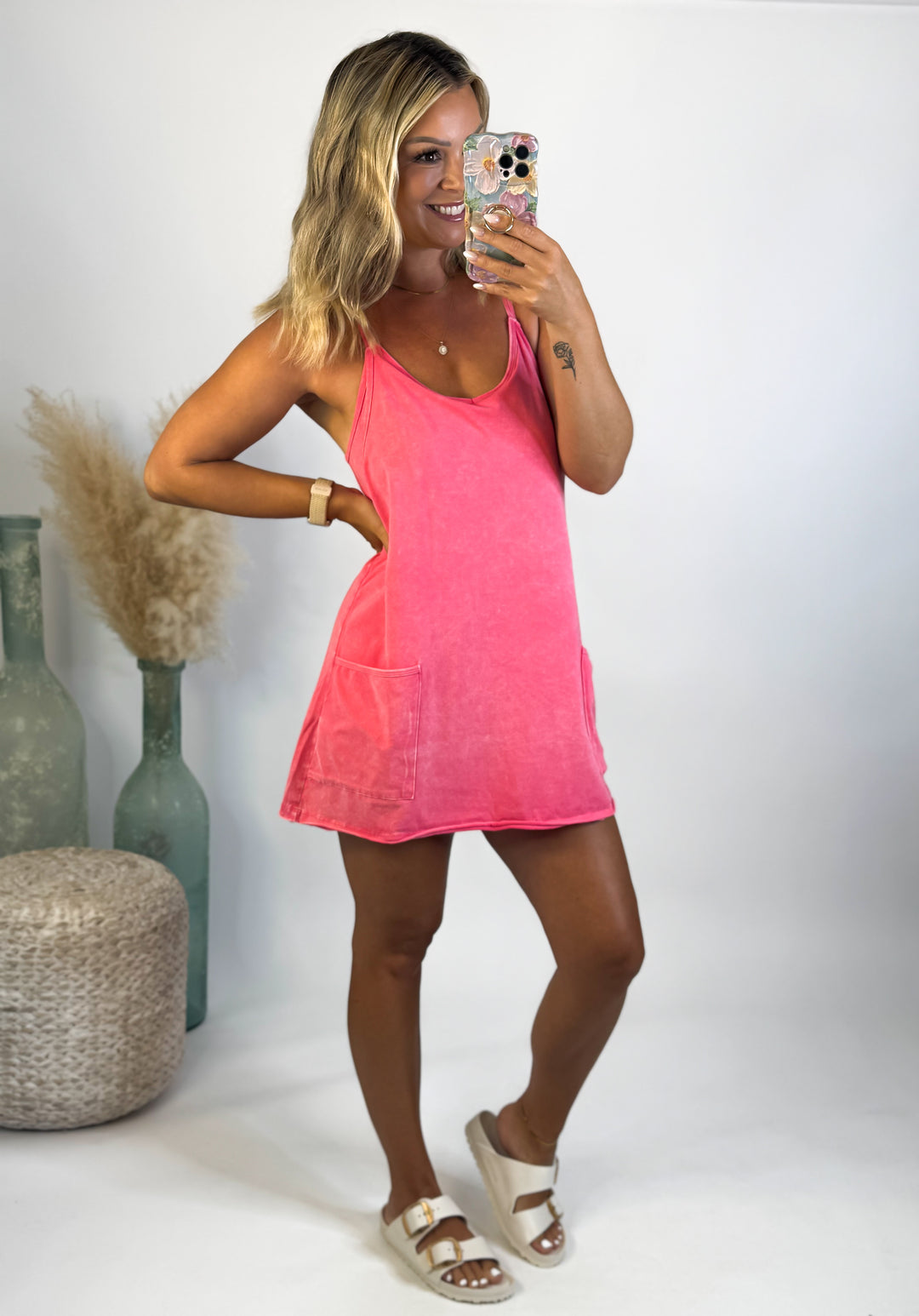 Main Character Romper Dress
