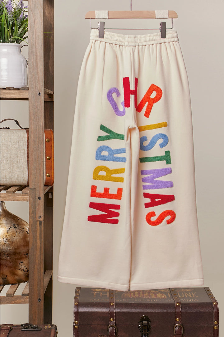 Holly Jolly Christmas Wide Leg Sweatpants