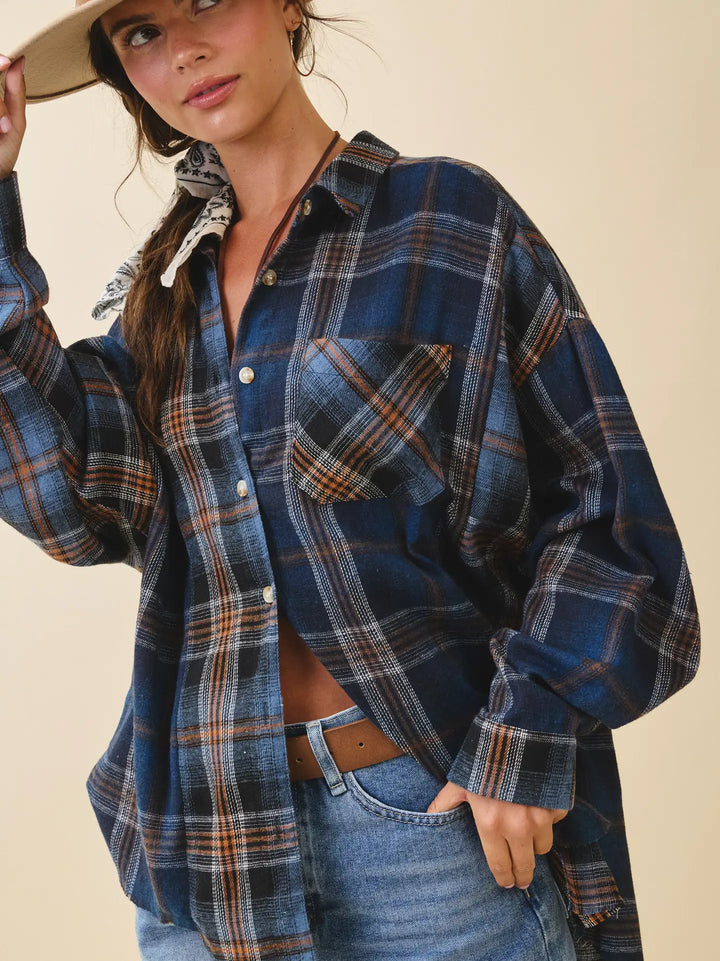Autumn Drift Plaid Flannel