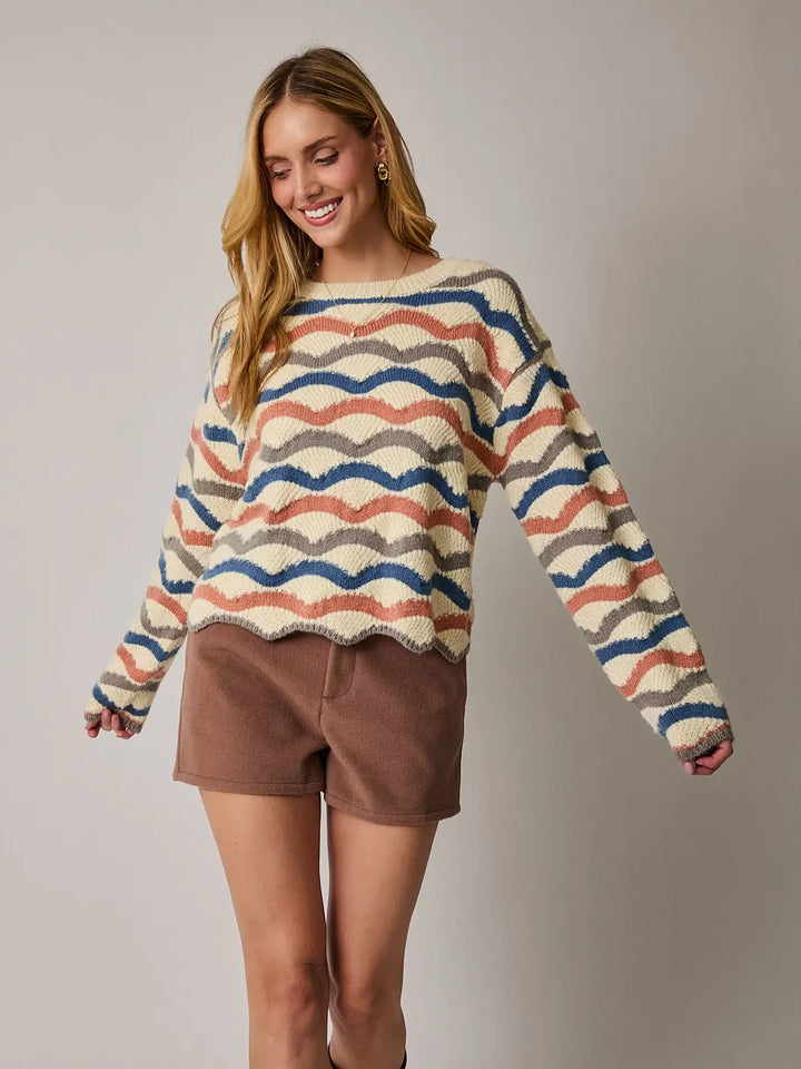 Canyon Waves Sweater