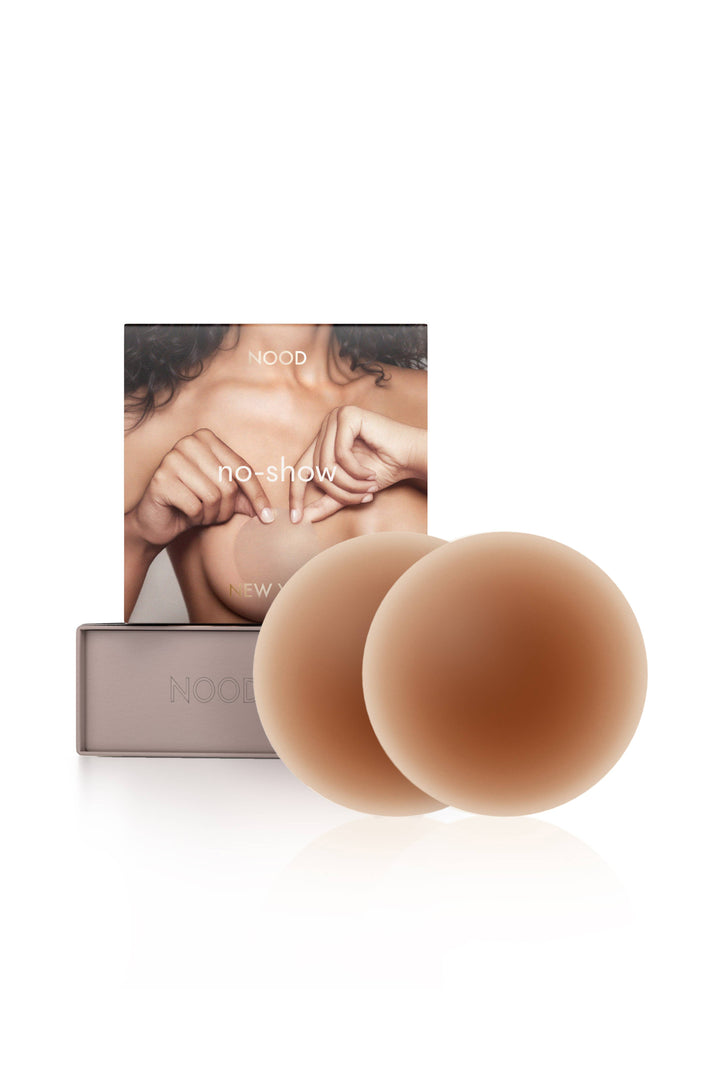 No-Show | Reusable Adhesive Nipple Covers: No 3 Buff / 4in.