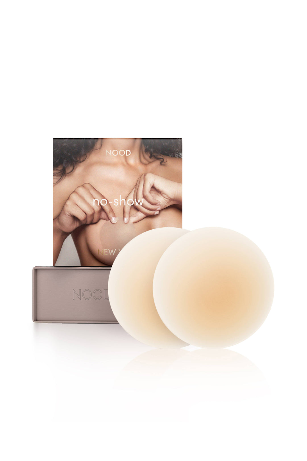 No-Show | Reusable Adhesive Nipple Covers: No 3 Buff / 4in.