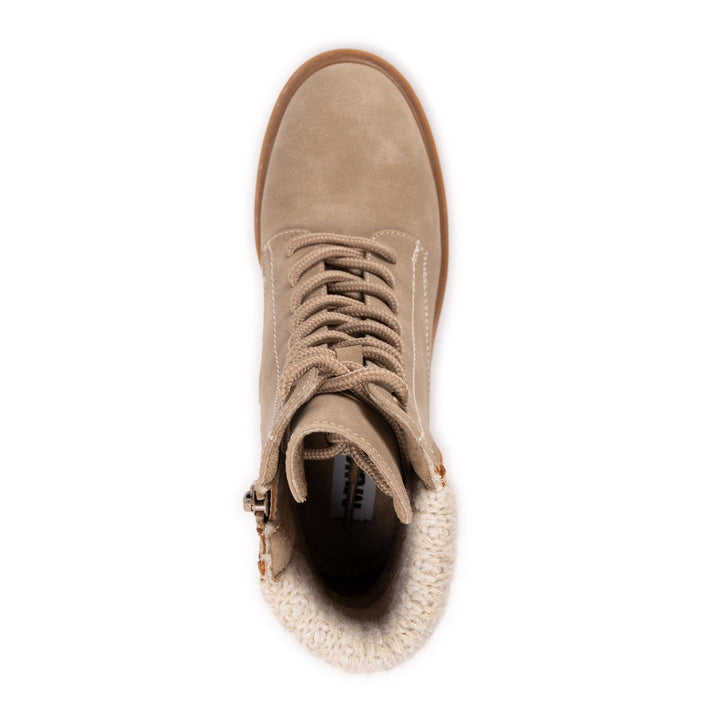 MUK LUKS Women's Sky Solange Wedge Boots: Taupe