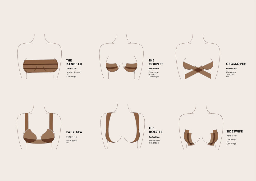 Shape Tape | Lift & Shape Adhesive Breast Tape: No 5 Soft Tan / 3in.