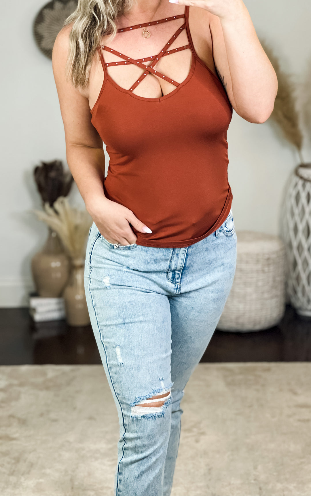 Lexie Strappy Tank