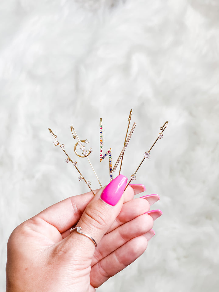 Ear Pin Crawlers Assorted