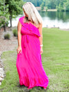 Jennifer One Shoulder Maxi Dress